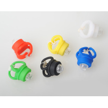 Bike LED Front Rear Flash Light Warning 6 Colors Frog Lamp